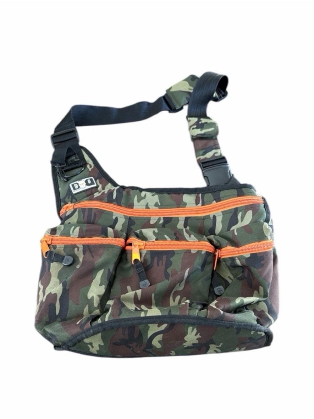 Diaper Dude Camo Dads Men Unisex Crossbody Messenger Multi-Pocket Diaper Bag